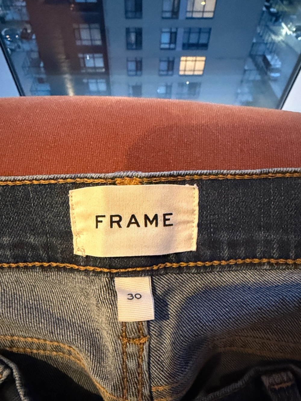 Frame Denim Straight-Leg Distressed Blue Jeans - Women's - Picture 2 of 8